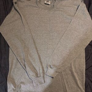 Dickies Heather Gray Long Sleeve Men's Tee